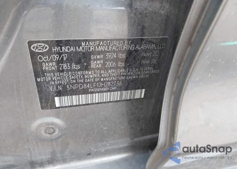 2018 Hyundai Elantra Value Edition из США, поврежденный, VIN 5NPD84LF1JH282736